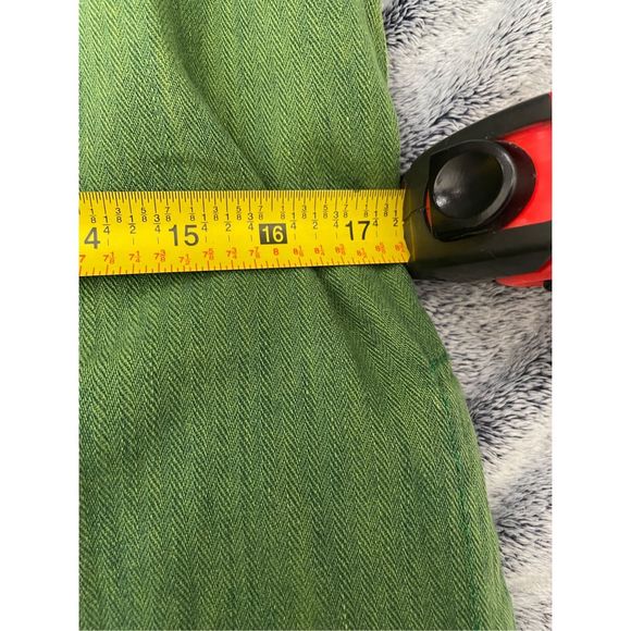 SOLD Free People We The Free Hunter Denim Overall in Spring Green Size Small - Picture 10 of 12